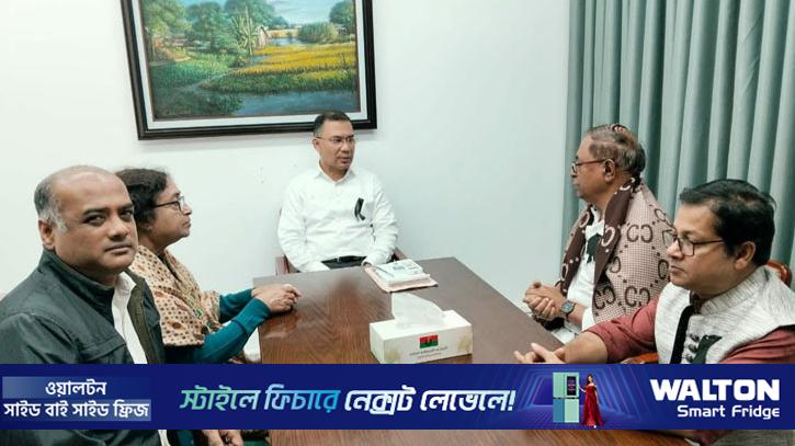 তারেক রহমানের সঙ্গে বিপ্লবী ওয়ার্কার্স পার্টির সৌজন্য সাক্ষাৎ