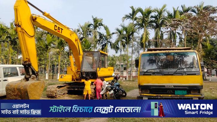 শ্রীপুরে অবৈধ বালু উত্তোলন, জরিমানা ৪ লাখ টাকা