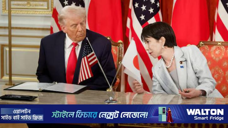 জাপানের প্রধানমন্ত্রীকে চীনের সঙ্গে বিরোধ না বাড়াতে বললেন ট্রাম্প