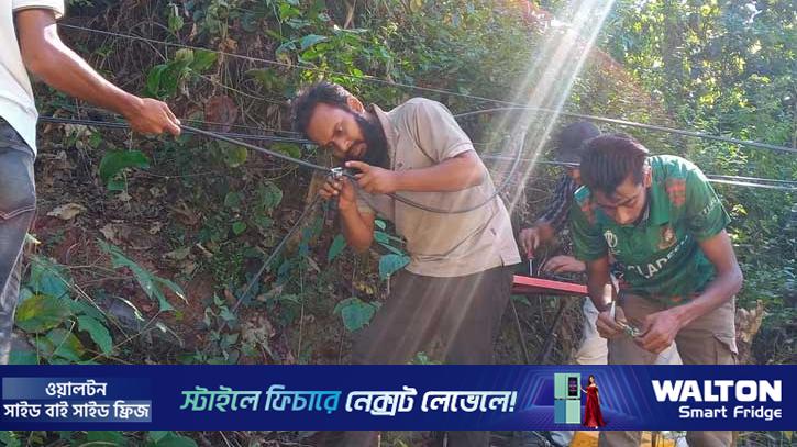 সাজেক ও বঙ্গলতলীতে ৬ দিন পর নেটওয়ার্ক ফিরেছে