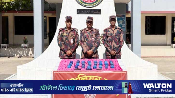 টেকনাফে বিজিবির অভিযানে ৫০ হাজার ইয়াবা উদ্ধার