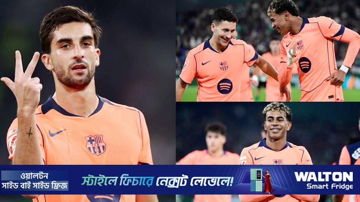 তোরেসের প্রথম হ্যাটট্রিকে বার্সার গোল উৎসব