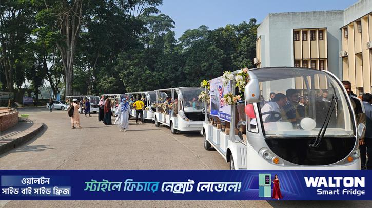 রাবিতে চালু হলো কাঙ্ক্ষিত ই-কার