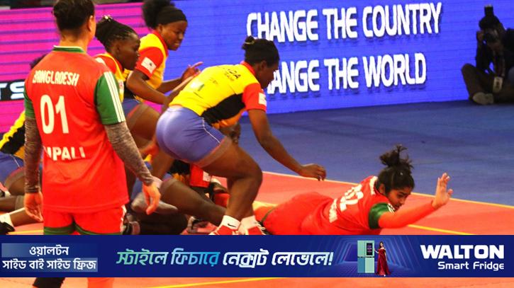 নারী কাবাডি বিশ্বকাপে জয়ে শুরু বাংলাদেশের