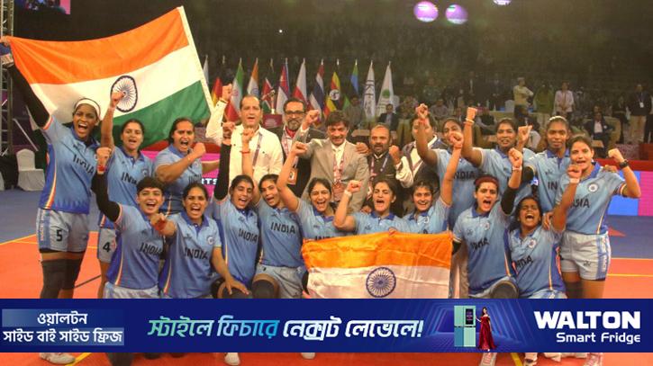 নারী কাবাডি বিশ্বকাপের শিরোপা ধরে রাখল ভারত