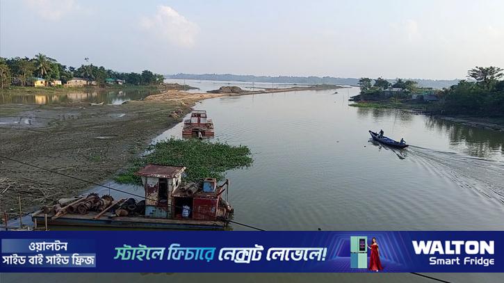 শত কোটি টাকার নদী খনন কাজ বন্ধ