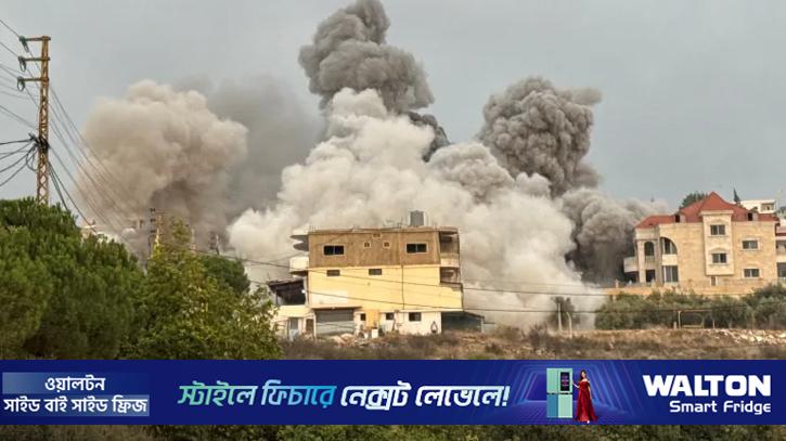 যুদ্ধবিরতি ভঙ্গ করে দক্ষিণ লেবাননে ব্যাপক বিমান হামলা ইসরায়েলের