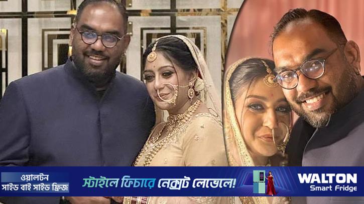 ‘নয়ছয়’-এর নির্মাতা রাফায়েলকে বিয়ে করলেন অভিনেত্রী মম