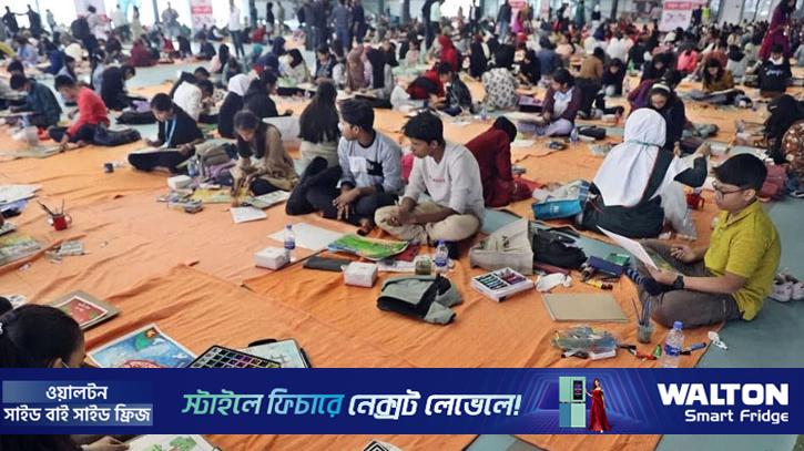 বসুন্ধরা পাবলিক স্কুল এন্ড কলেজে অঙ্কন প্রতিযোগিতা অনুষ্ঠিত