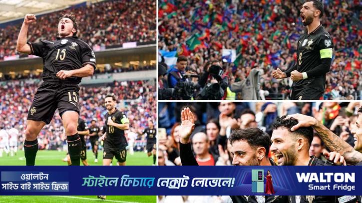 ব্রুনো-নেভেজের হ্যাটট্রিকে আর্মেনিয়াকে ৯-১ গোলে ভাসিয়ে বিশ্বকাপে