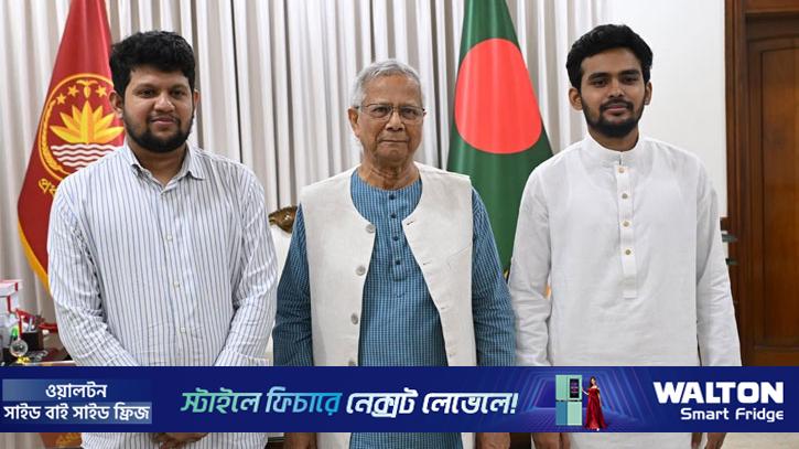 মাহফুজ–আসিফের মঙ্গল কামনা প্রধান উপদেষ্টার