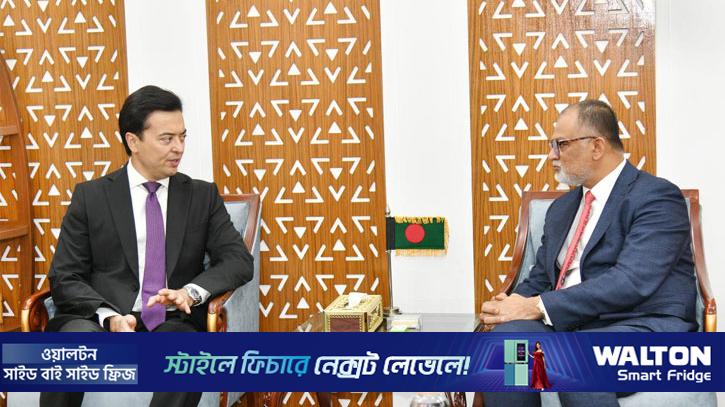 বাণিজ্য উপদেষ্টার সাথে উজবেকিস্তানের রাষ্ট্রদূতের বৈঠক 
