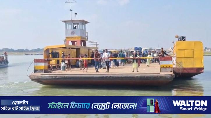 কিশোরগঞ্জ হাওরে ফেরি চলাচল শুরু