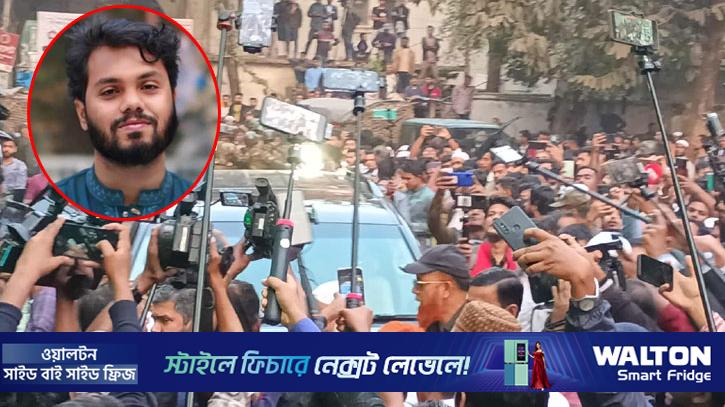 হাদিকে দেখতে ঢামেকে শফিকুর রহমান ও মির্জা আব্বাস