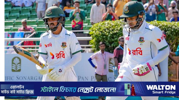 তার ১০০-২০০ করার অভ‌্যাস আছে, মুশফিকুরের সেঞ্চুরি নিয়ে মুমিনুল