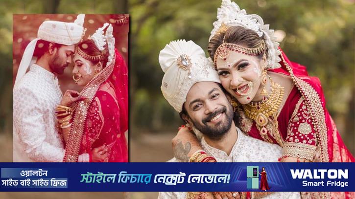 সাতপাকে বাঁধা পড়লেন কণ্ঠশিল্পী পূজা