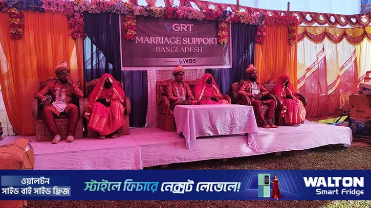 ঠাকুরগাঁওয়ে একসঙ্গে তিন বন্ধুর বিয়ে, নিলেন না যৌতুক 