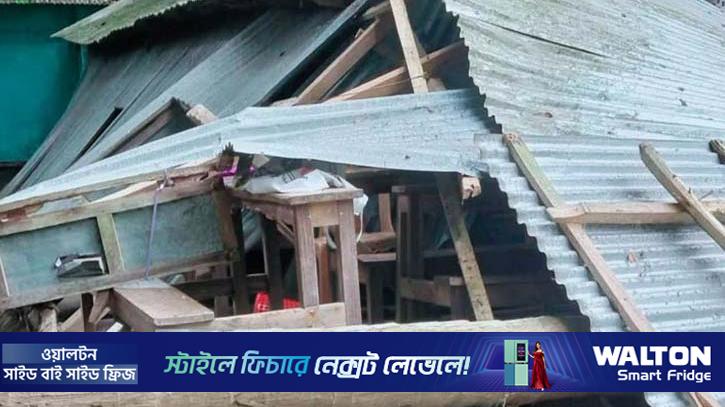 নড়াইলে শ্রেণিকক্ষের উপর গাছ ভেঙে দুই শিক্ষার্থী আহত