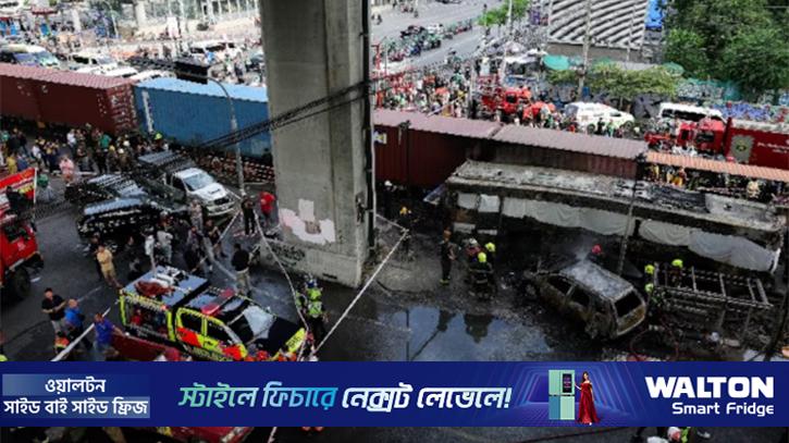 ব্যাংককে বাস-ট্রেনের সংঘর্ষে নিহত ৮