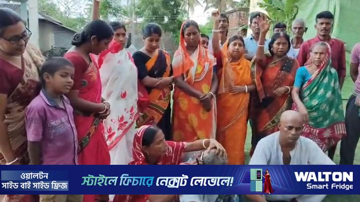 মমতার পতনে ১৪ বছর পর  চুল দাড়ি কাটলেন বৃদ্ধ