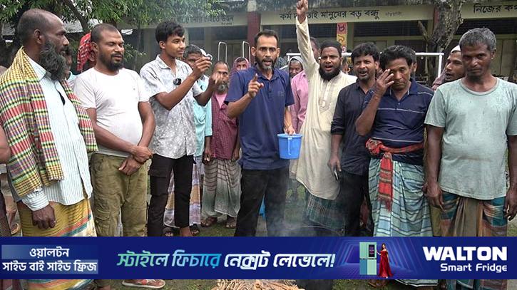 ৫১ মসজিদের পানি ঢেলে তামাক চাষ না করার শপথ নিলেন মিলন 