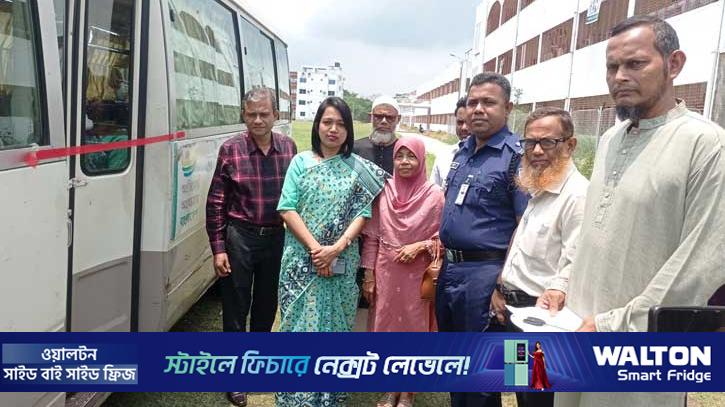 ডাসারে ভ্রাম্যমাণ বাসে বেকারদের কম্পিউটার প্রশিক্ষণ শুরু