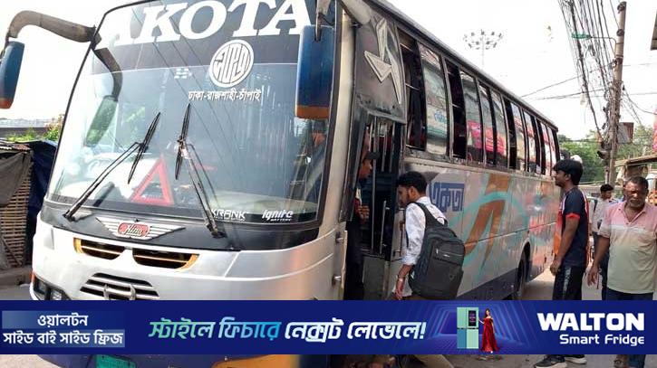 মালিকদের সমঝোতায় রাজশাহী-নাটোরে বাস চলাচল শুরু