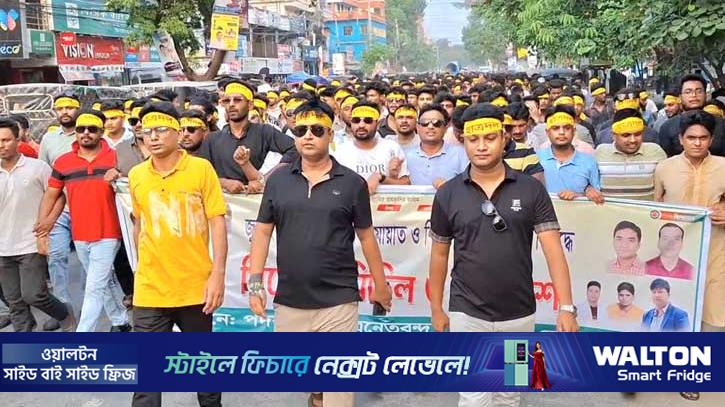 ঝিনাইদহে জেলা ছাত্রদলের পদবঞ্চিত নেতাকর্মীদের বিক্ষোভ