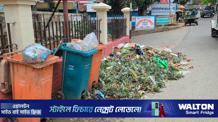 রাঙামাটিতে ডাম্পিং স্টেশন স্থানান্তর নিয়ে অচলাবস্থা, ময়লার দুর্গন্ধে নাভিশ্বাস