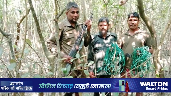 সুন্দরবনে ২ দিনে হরিণ শিকারের ৮৩টি ফাঁদ জব্দ