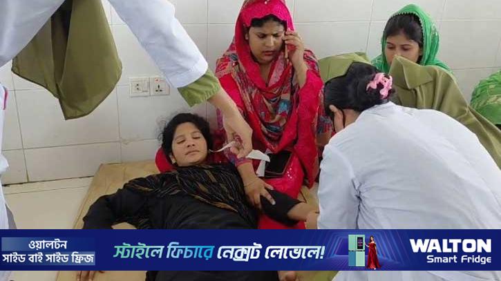 গাজীপুরে হঠাৎ শ্রমিক অসুস্থ, অর্ধশতাধিক হাসপাতালে