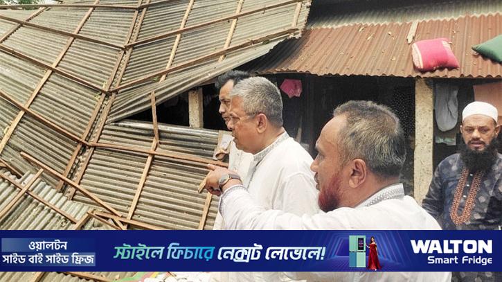 গাজীপুরে কালবৈশাখীর তাণ্ডব: ৩০০ হেক্টর বোরো ধান নষ্ট, ঘরহারা অন্তত ৪০ পরিবার