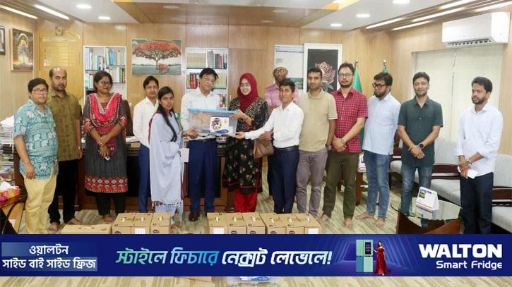 শিক্ষার মানোন্নয়ন ও গবেষণায় নতুন সরঞ্জাম পেল গোবিপ্রবি