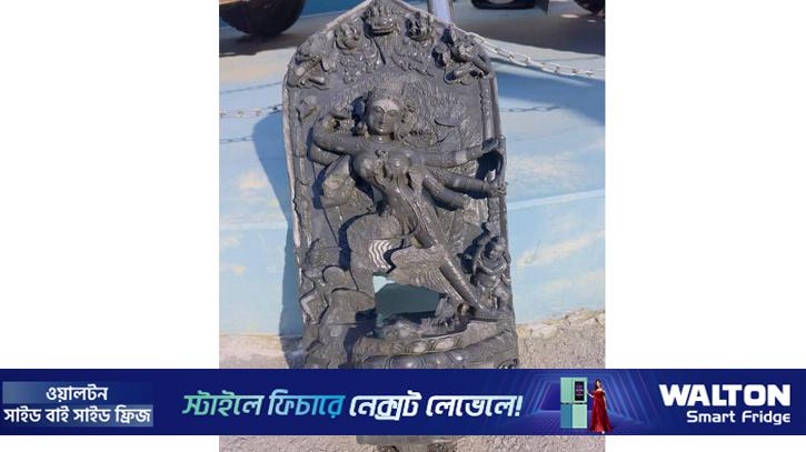 পুকুর খননে মিলল বিষ্ণু মূর্তি