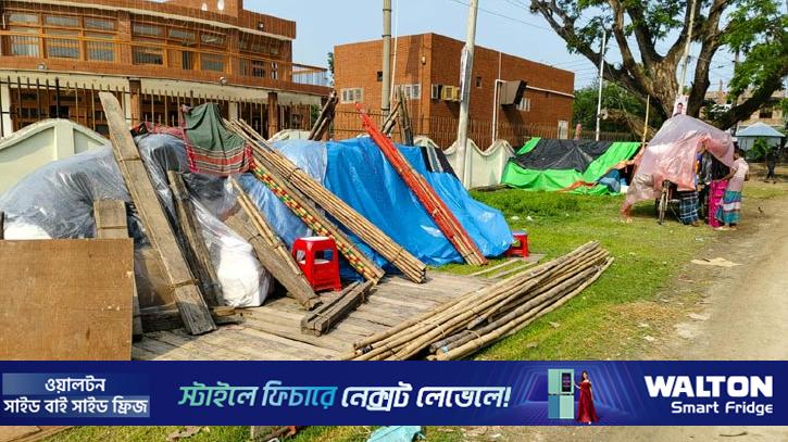 শিলাইদহ কুঠিবাড়িতে বসছে না গ্রামীণ মেলা, ফিরে গেলেন ব্যবসায়ীরা