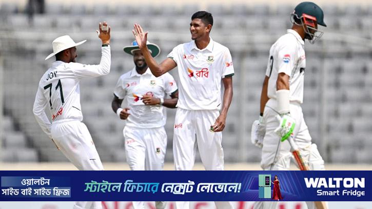 প্রথম টেস্টে পাকিস্তানকে ১০৪ রানে হারাল বাংলাদেশ