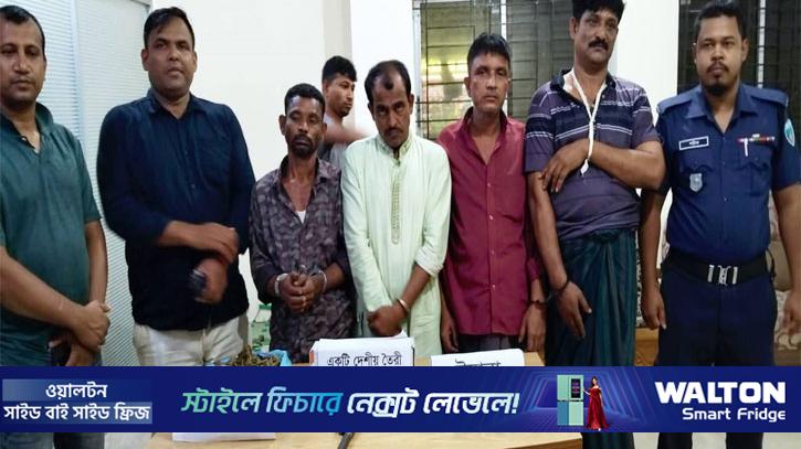 নোয়াখালিতে পুলিশের অভিযানে অস্ত্র-ইয়াবাসহ আটক ৬