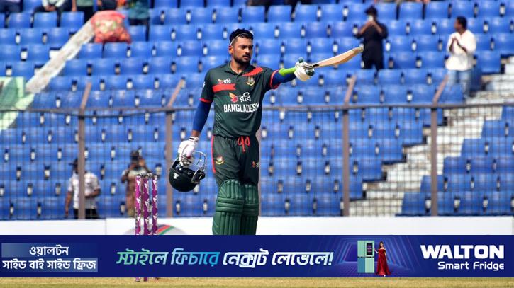 ধ্বংসস্তূপে সেঞ্চুরির ফুল শান্তর, লিটনের ঘাম ঝরানো ফিফটি