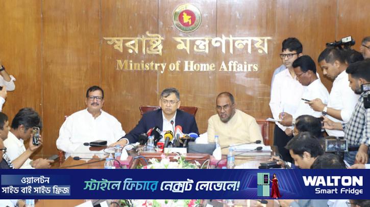 পুলিশে শৃঙ্খলা ফেরায় সেনাবাহিনী প্রত্যাহার করা হচ্ছে: স্বরাষ্ট্রমন্ত্রী