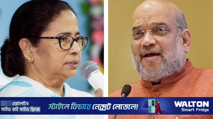 অমিত শাহের দাবি ১১০ আসন, মমতার দাবি ১৩৫
