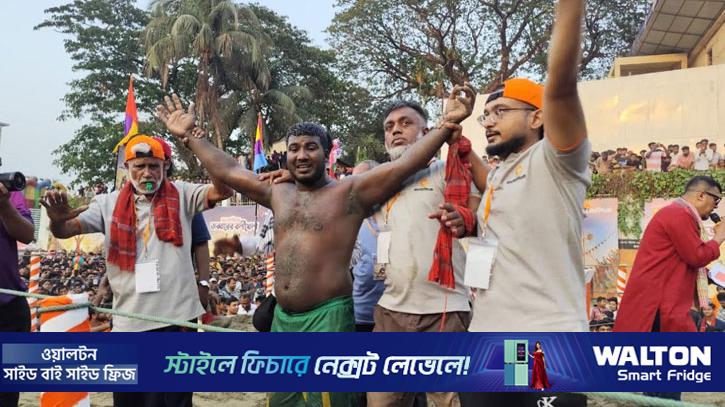 জব্বারের বলীখেলায় টানা চতুর্থ বার চ্যাম্পিয়ন বাঘা শরিফ