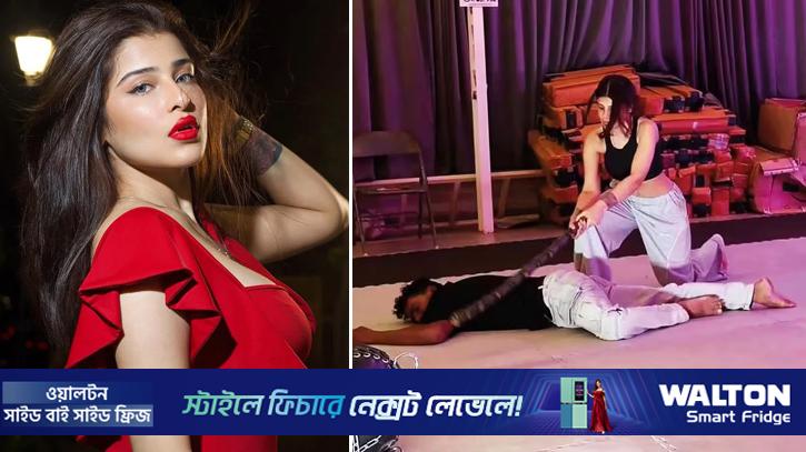 সামুরাই তলোয়ার চালানোর প্রশিক্ষণ নিচ্ছেন বিদেশিনী