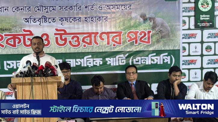 ধান মার্কা ক্ষমতায়, বাস্তবে ধান পানির নিচে: নাসীরুদ্দীন