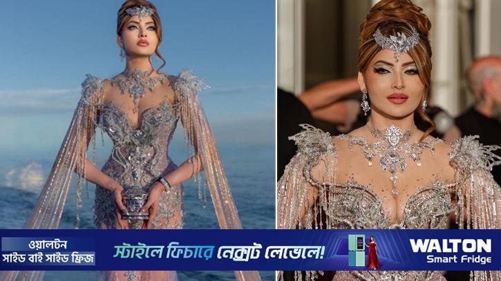 কানের লাল গালিচায় ঝলমলে উর্বশী