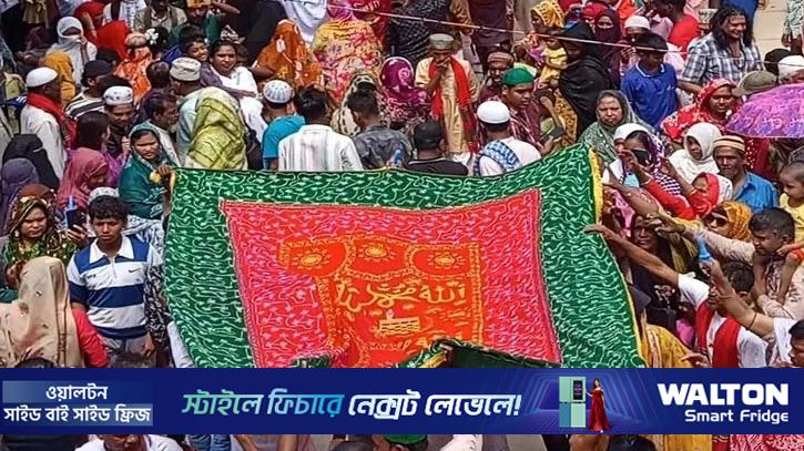 গিলাফ চড়ানোর মধ্য দিয়ে শাহজালালের মাজারে ওরস শুরু
