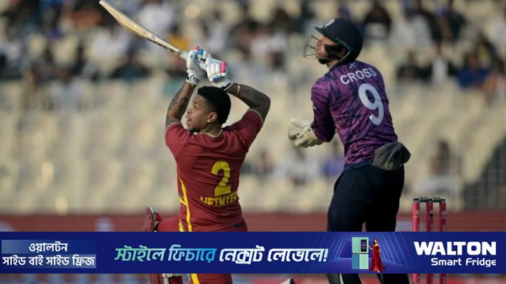 সকালে দলের সঙ্গে যোগ দিয়ে বিকেলে বিশ্বকাপের ম্যাচ জেতালেন হেটমায়ার