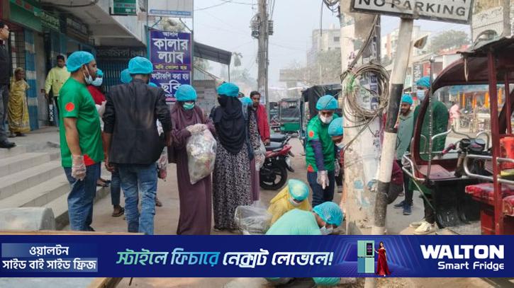 লালমনিরহাটে বিডি ক্লিনের পরিচ্ছন্নতা কার্যক্রম 