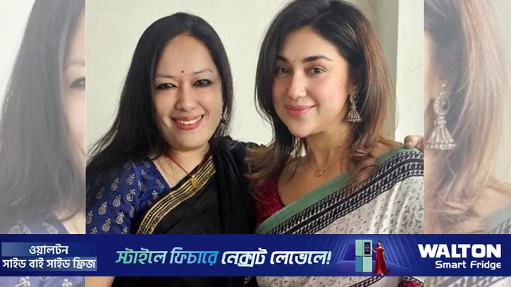 রুমিন ফারহানার সঙ্গে ছবি দিয়ে যা লিখলেন অপু বিশ্বাস