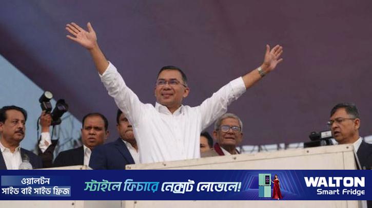 ঢাকায় আজ ৬ স্থানে তারেক রহমানের জনসভা