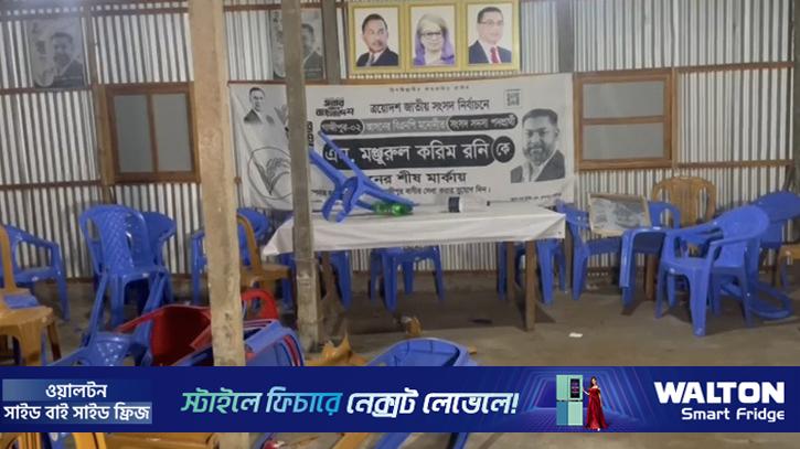 টঙ্গীতে বিএনপির দুই গ্রুপের সংঘর্ষ, পার্টি অফিস ভাঙচুর